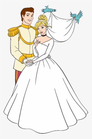 Bride Clipart Cinderella - Cinderella And Prince Anime