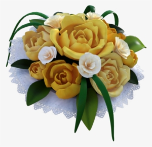 Wedding Yellow Rose Bouquet, Flower, Wedding, Rose - بوكية ورد للعروس Png