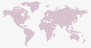 World Map Graphic Dots