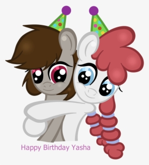 Gingerlily93, Birthday, Hat, Hug, Oc, Oc Only, Oc - Cartoon