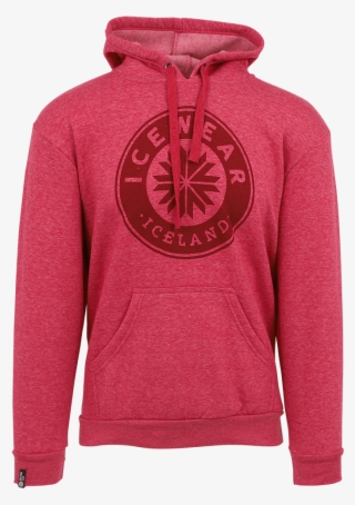 Pink Hooded Logan Sweater With Icewear Logo - Icewear