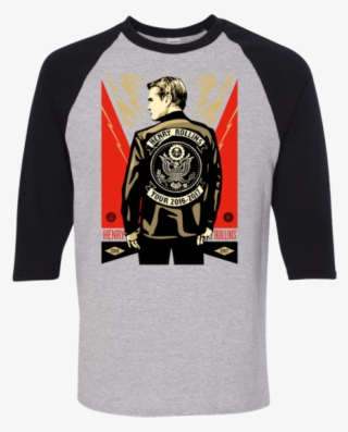 North American Spoken Word Tour 2016-17 Raglan - Henry Rollins Shirt