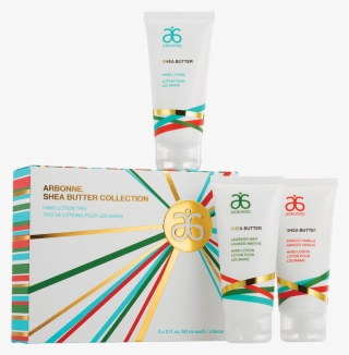 Arbonne Shea Butter Collection Hand Lotion Trio Moisturize,