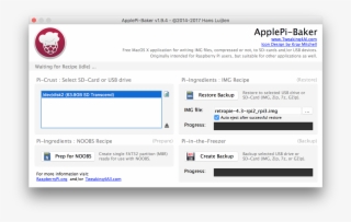 With Applepi Use The "pi-ingredients - Apple Pi Baker App