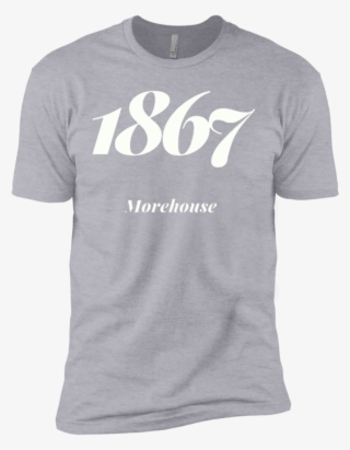 Morehouse College Year Premium Short Sleeve T-shirt - Tshirt With Logo On Left Chest