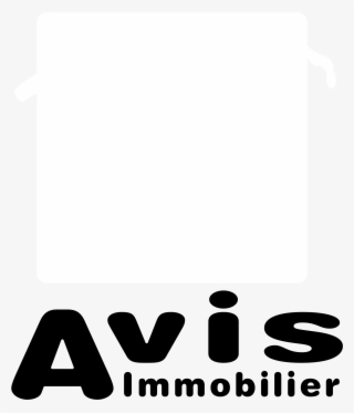Avis Immobilier Logo Black And White - Avis Immobilier