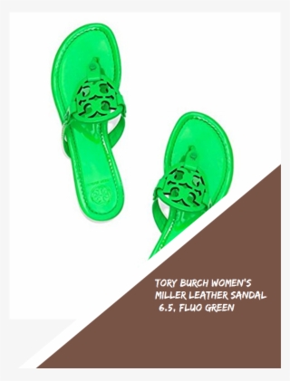 Tory Burch Women's Miller Leather Sandal - Tory Burch Miller Fluorescent Sandal, Patent Leather