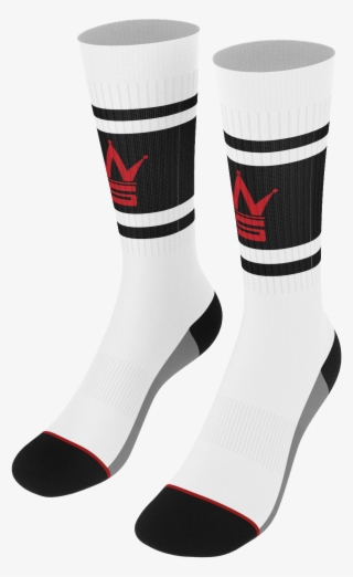 Crown Logo White Socks Crown Logo White Socks - Chi Guy Clothing