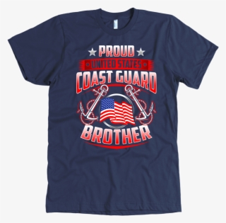 Proud Coast Guard Brother Mens Tees, Long Sleeves, - T-shirt
