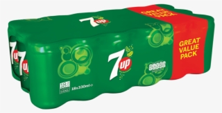 7up Lemon Lime And Bubbles 18 X 330ml - 7 Up - Minimum Spend £40