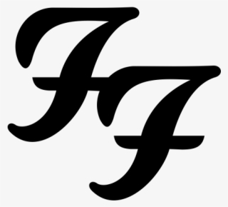 Pegatina Foo Figthers Vinilo Ff - Foo Fighters Wasting Light Logo