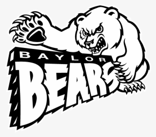 Baylor Bears Logo Black And White - Baylor Bears And Lady Bears