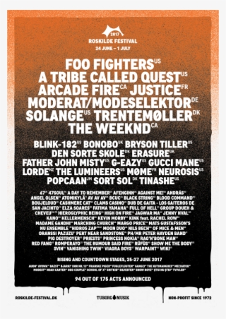 An Error Occurred - Roskilde Festival 2017 Lineup