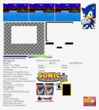 Click For Full Sized Image Main Menu - Sega Sonic Mega Collection