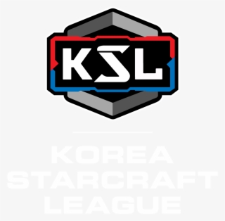 Sc League Korea Logo Vert White - Korea Starcraft League