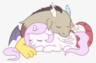 Spyrothefox, Discord, Dislestia, Female, Male, Pink-mane - Princess Celestia