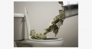 Used Car Dealers Flushing Leads Down The Toilet, The - Throwing Money Away Meme