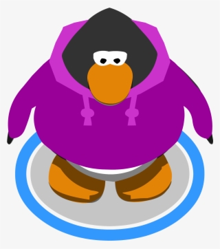 Purple Hoodie Ig - Club Penguin Purple