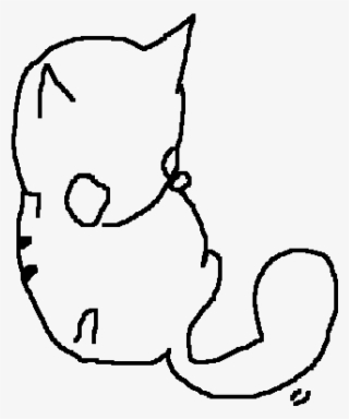 Pixilart Cat Base By - Drawing