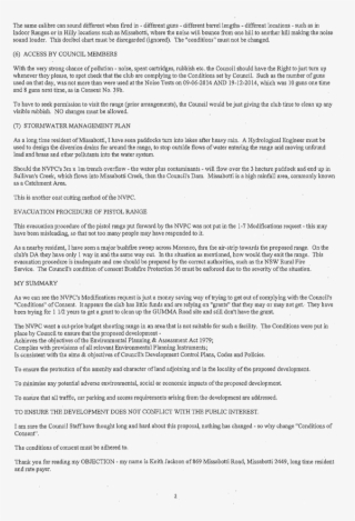 Modification Of Development Consent Da2015/103 - Sales Standard Operating Procedures