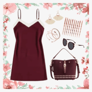 Red Outdoor Dress - Handbag