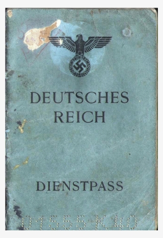 1944 German Service-passport Bucharest War Time Issued - Nazi