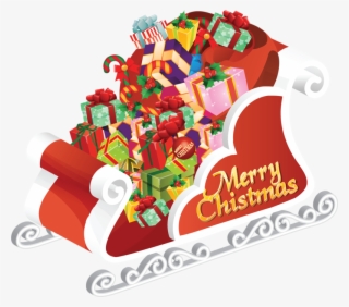 Santa Sleigh Png, Download Png Image With Transparent - Merry Christmas Wallpaper Iphone