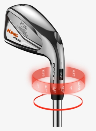 Iron Precision With Adjustability - Cobra King Men's Individual Utility Iron - Graphite