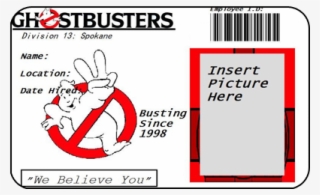 Ghostbusters Employee Id Card Ghost Busters - Identity Document