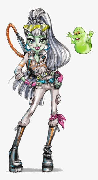 Artwork/png De Frankie Stein - Monster High Frankie Ghostbusters
