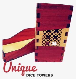 Tessellated Padauk And Yellowheart - Dice Tower