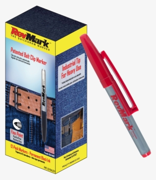 Revmark Marker - 12-pack - Red Ink - Revmark 12-pack - Assorted Pack