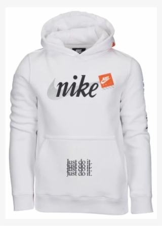 White Nike Sweatshirt Boys