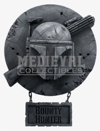 Boba Fett Wall Plaque - Bobba Fett Star Wars Wall Decoration