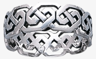 Silver Celtic Infinity Ring - "peter Stone Jewelry" Silver Celtic Infinity Ring