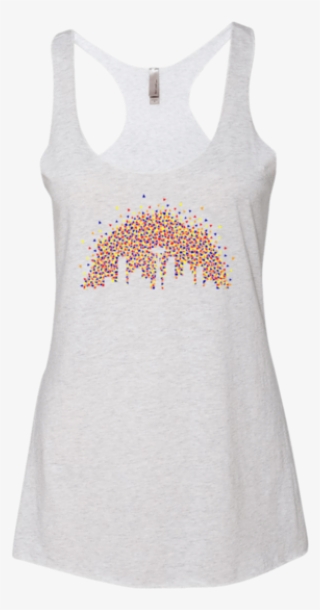 White/orange Women's Tank - Top
