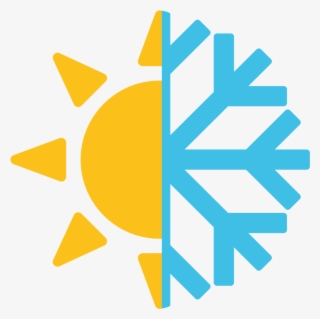 Snowflake Symbol Computer Icons - Cold And Hot Png