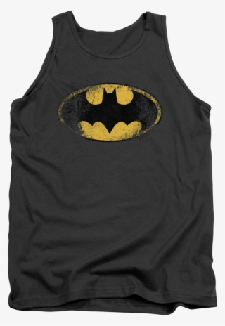 Dorkees - Com - Batman - Destroyed Logo Tank Top, $22