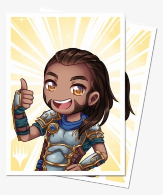 Ultra Pro Mtg Sleeves-chibi Gideon Good Job - Mtg Chibi Sleeves