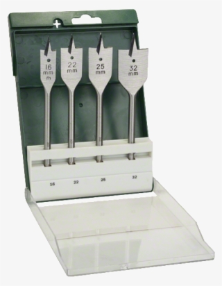 Spade Bit Set - Bosch Flat Drill Set, 4pcs Wood Drill Bit Set