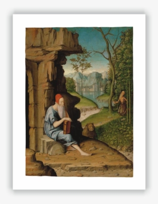 Saint Jerome In The Desert - Giclee Painting: Montagna's Saint Jerome In The Desert,