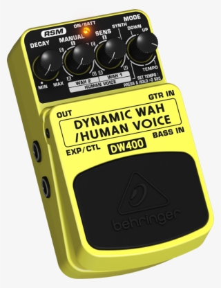 Dynamic Wah Pedal - Behringer Dw400 Ultimate Auto-wah/human Voice Effects