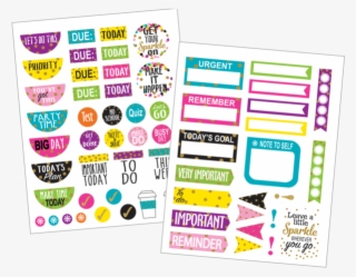Confetti Planner Stickers - Circle