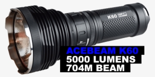 Two Way Radios - Acebeam K60 Cree Xhp70 5000 Lumen 700m Led Search Light