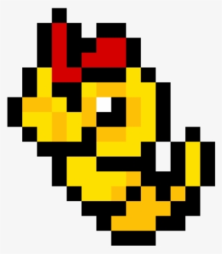 Shiny Caterpie - Caterpie Pixel Art Grid