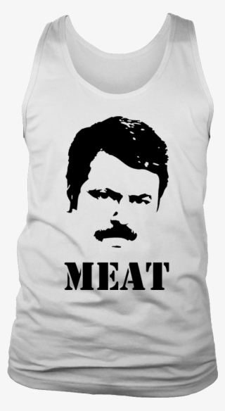 Ron Swanson Meat Men's Tank Top - Norv Turner T Shirt