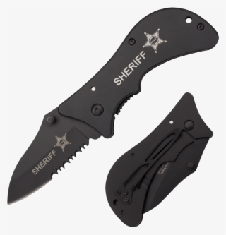 Sheriff 6 Inch Manual Liner Folder Knife - Inch