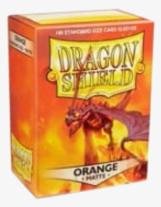 Dragon Shield Standard Sleeves - Dragon Shield - Matte Orange Sleeves - 100 Sleeves