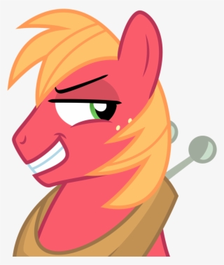 Grin Clipart Smirk - Mlp Big Mac Evil