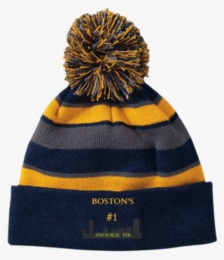 Boston's - Customizable Navy Red Beanie